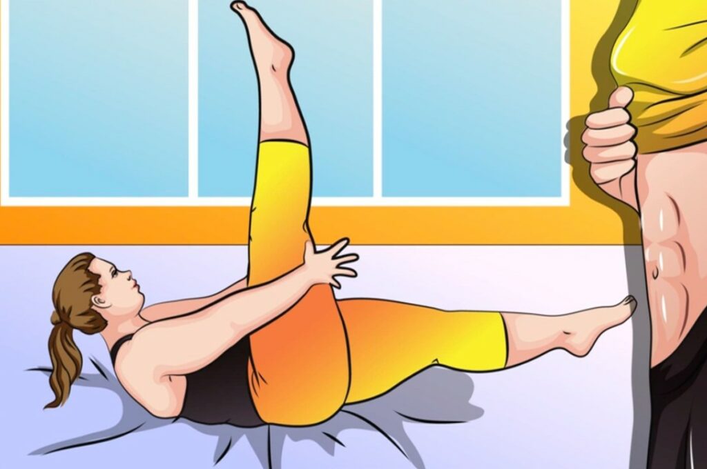 Top +10 effective fat-reducing exercises to do in bed